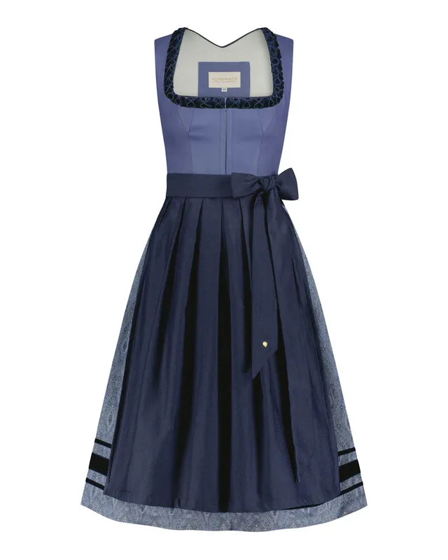 alpenherz-dirndl-katalina-kornblau-leinen-75-cm image 1