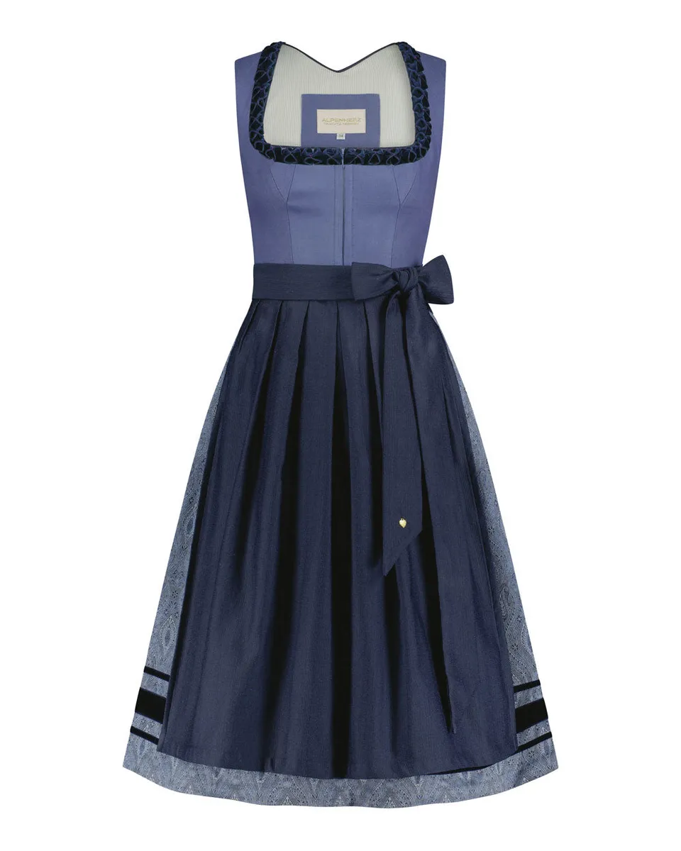 alpenherz-dirndl-katalina-kornblau-leinen-75-cm image 1