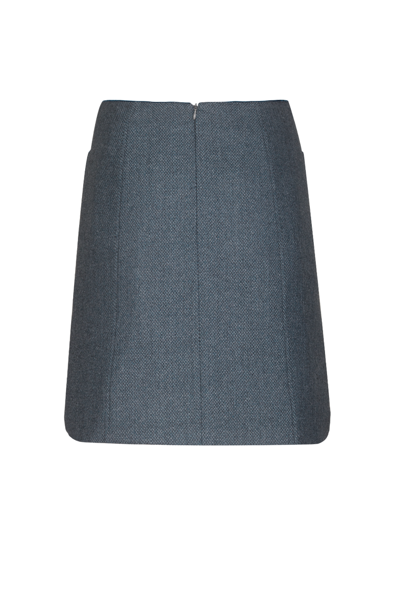 g-ssl-rock-wohlige-eleganz-a-linien-wollrock-blau-meliert-100-schurwolle image 2