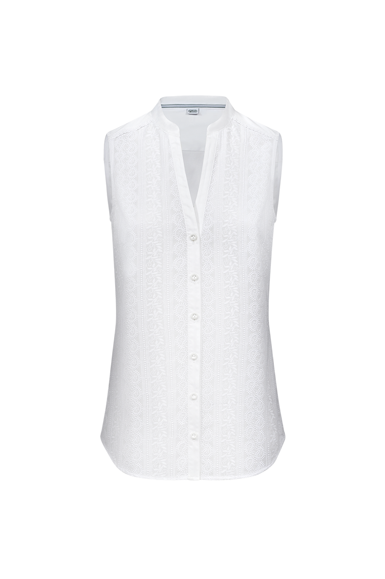 g-ssl-sommerbluse-mit-stickerei-und-spitze-rmellose-baumwoll-bluse image 1