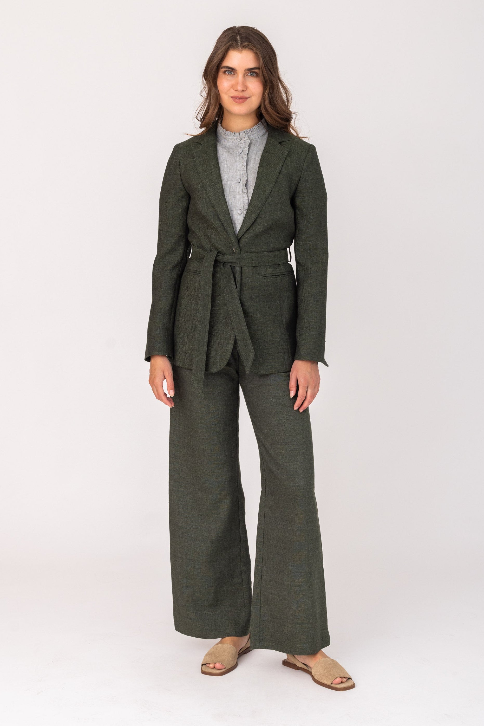 felicitas-hose-hildine-damen-leinenhose-lang-mit-stretch image 1