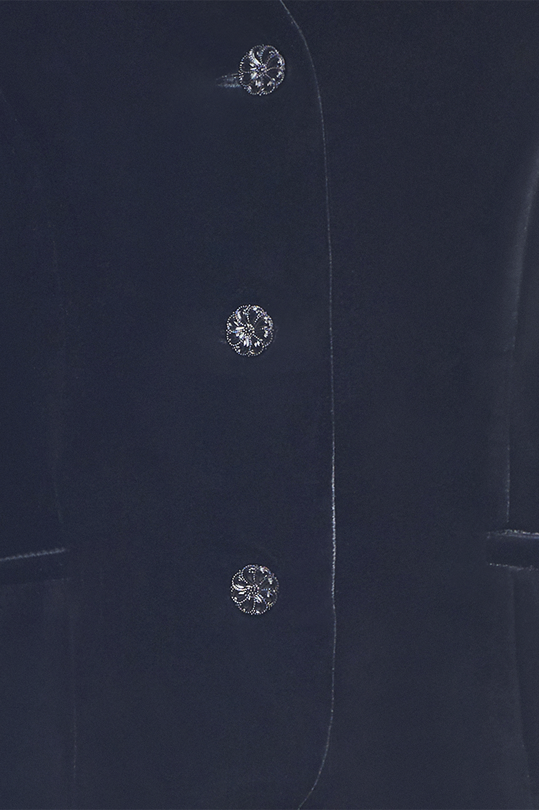 g-ssl-feierstunde-damen-blazer-viskosesamt-grau-schwarz image 5