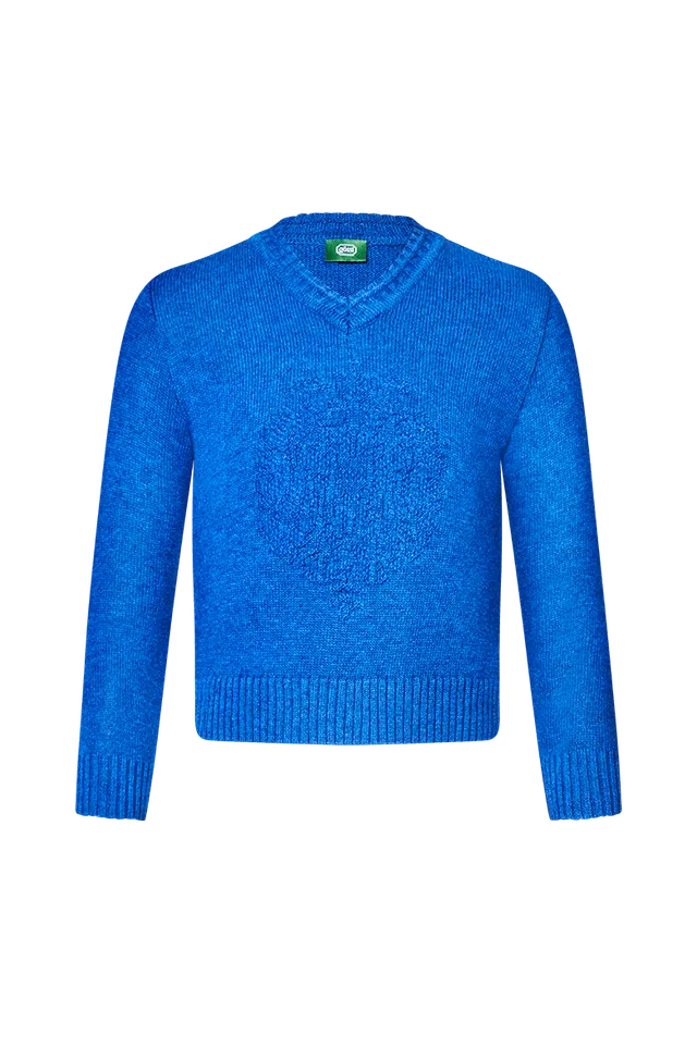 g-ssl-kinderpullover-v-ausschnitt-schurwolle-blau-mit-doppeladler image 1