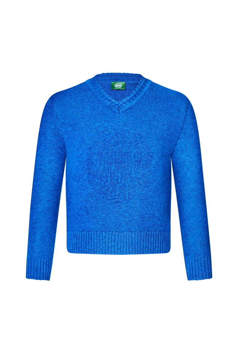 g-ssl-kinderpullover-v-ausschnitt-schurwolle-blau-mit-doppeladler image 1