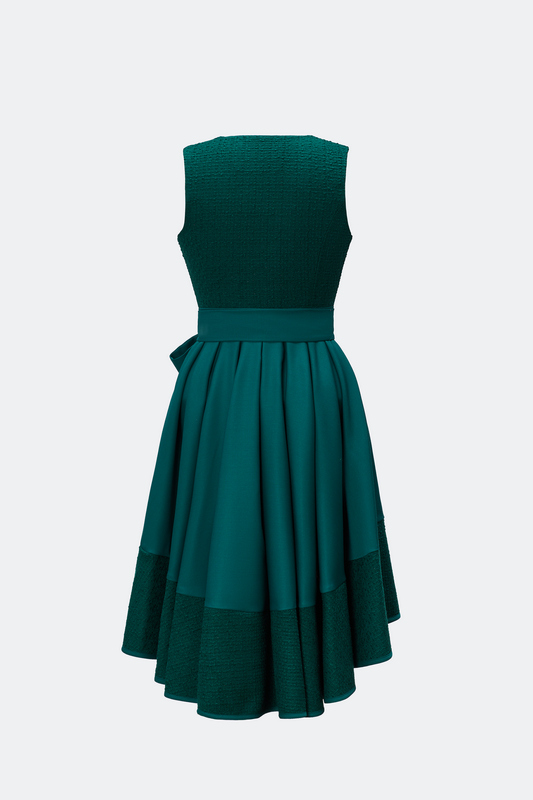 traumtrachten-designerdirndl-almuth-mit-tweedmieder-in-dunkelgr-n image 2