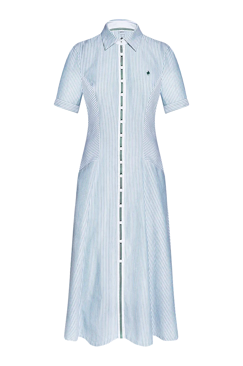 g-ssl-hemdblusenkleid-im-g-ssl-streif-aus-baumwolle image 1