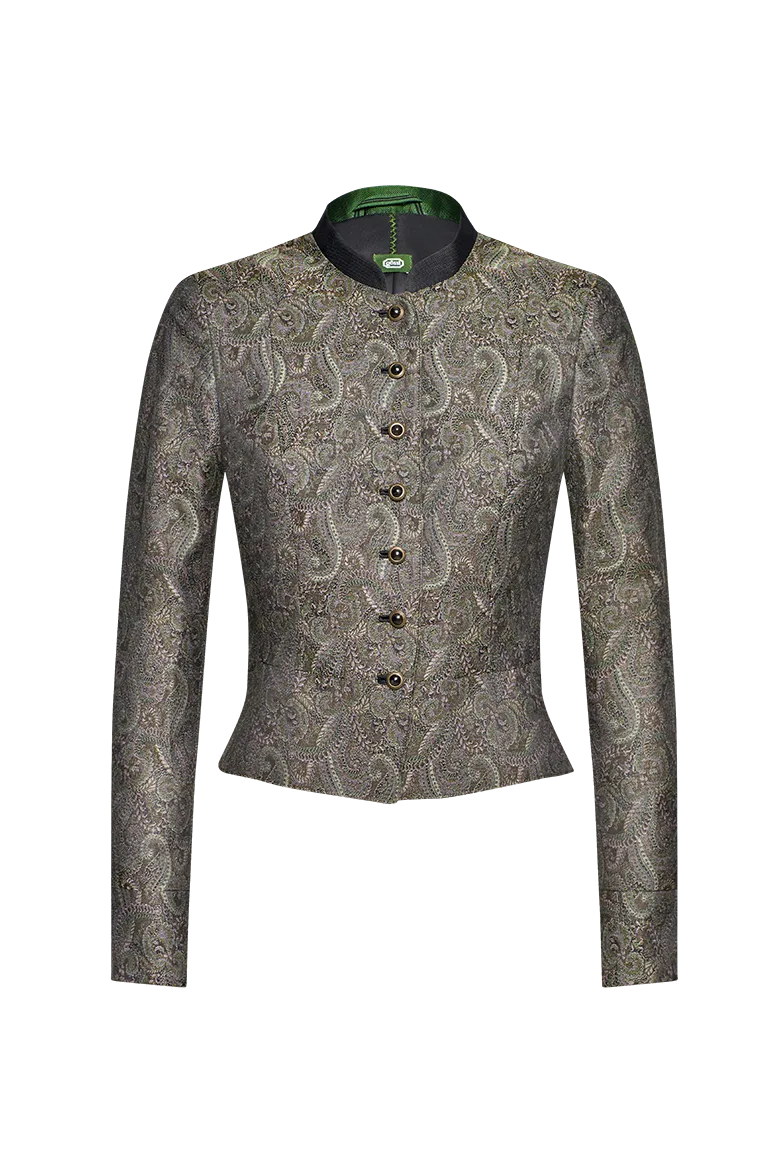 g-ssl-dirndljacke-paisleyjacquard-jacke-grau-schwarz-seide image 1