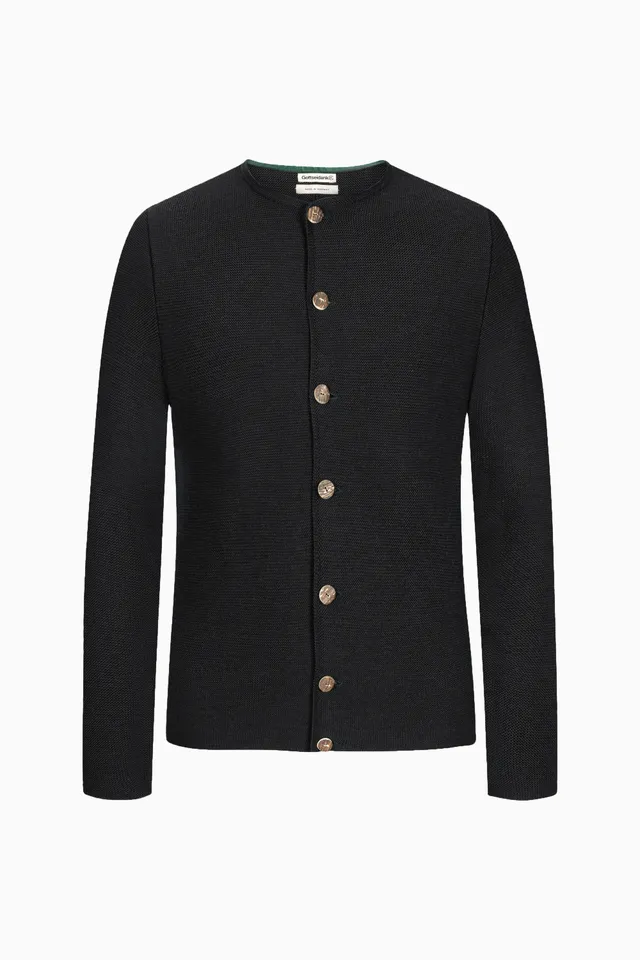 gottseidank-herrenstrickjacke-aloisius-uni-wollstrickjacke-2 image 1