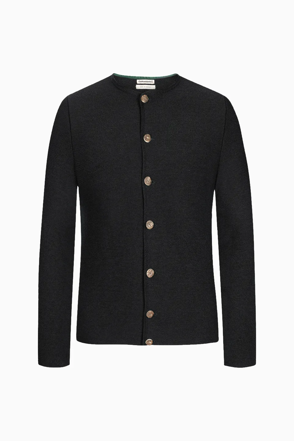 gottseidank-herrenstrickjacke-aloisius-uni-wollstrickjacke-2 image 1
