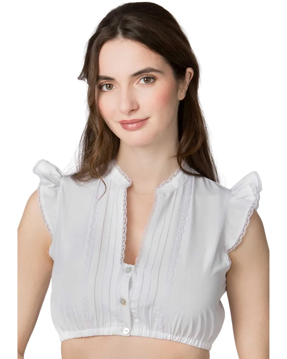 stockerpoint-damen-dirndlbluse-satine-creme-kurzarm image 1