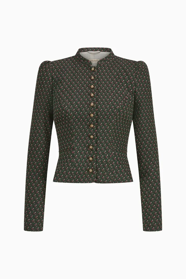 gottseidank-damenmiederjacke-belinda-mit-stehkragen-und-langem-puffarm image 1