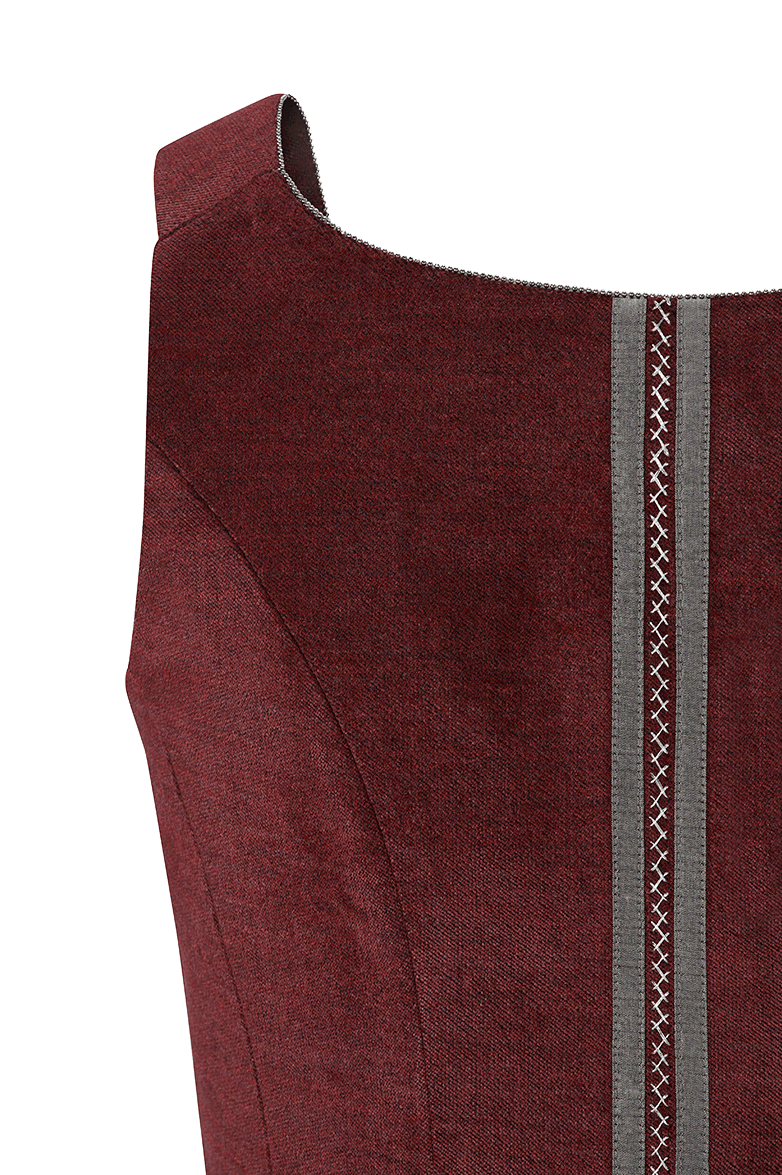 g-ssl-meerjungfrau-damen-mieder-aus-stretch-samt-in-rot image 6