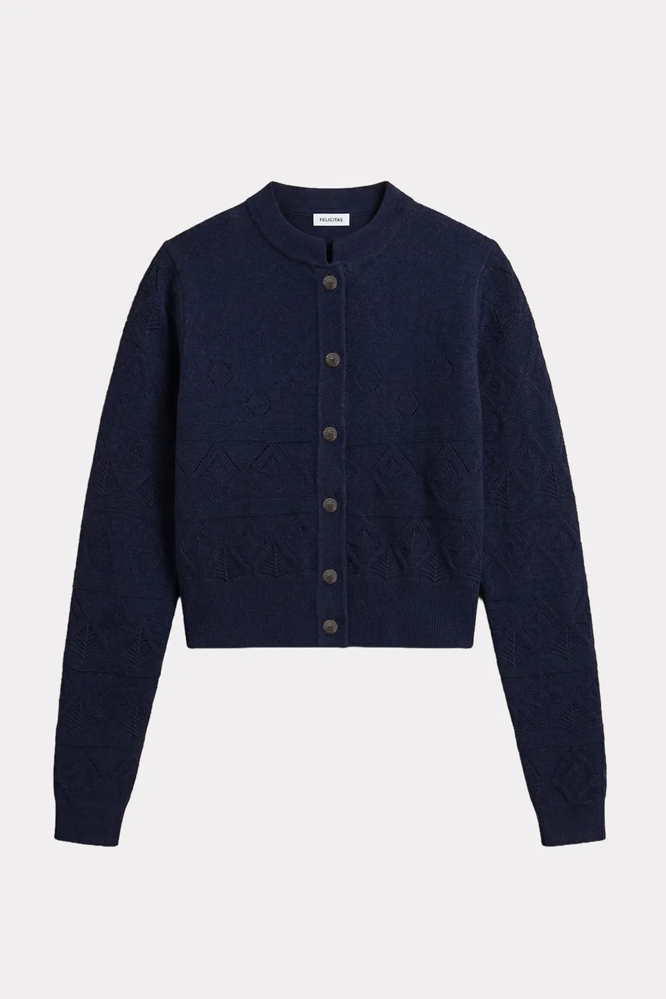 felicitas-candice-strick-cardigan-wolle-kaschmir-ajour image 1