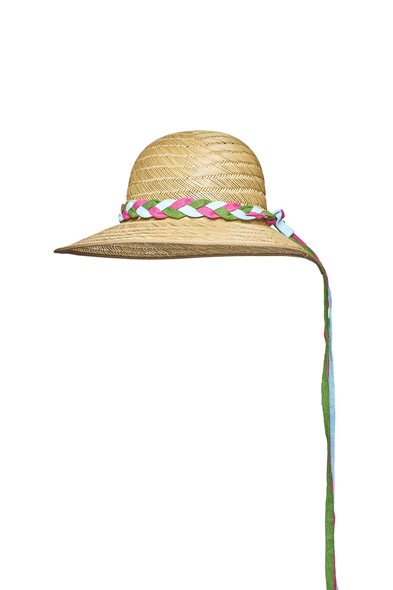 g-ssl-individueller-kopfschmuck-sommerhut-aus-stroh-mit-leinenb-ndern image 2