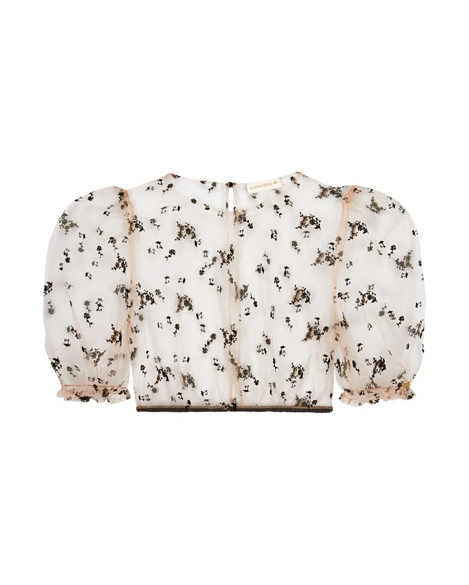alpenherz-bluse-kim-puffarm-schwarz-oliv-mit-stickerei image 1