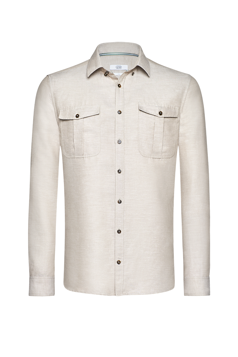 g-ssl-trachtenhemd-herren-baumwolle-hanf-natur-slim image 1
