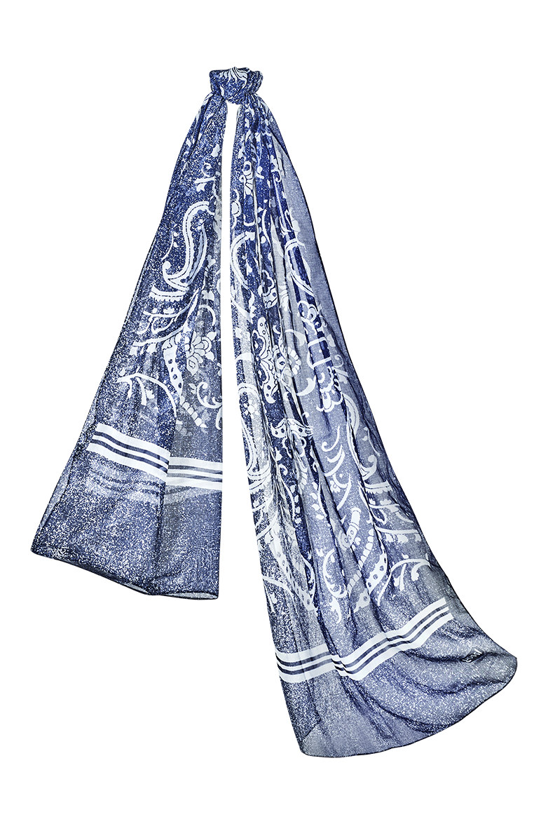 g-ssl-kontrastschal-herren-blau-baumwollschal-sommer image 1