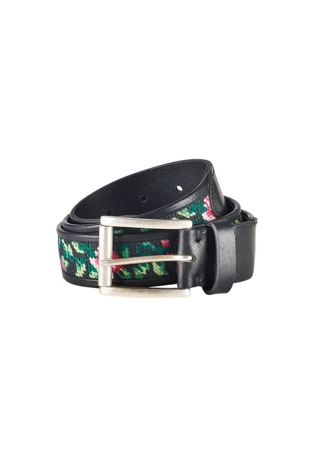 g-ssl-blickfang-g-rtel-damen-rindsleder-gobelin-grau-schwarz image 1