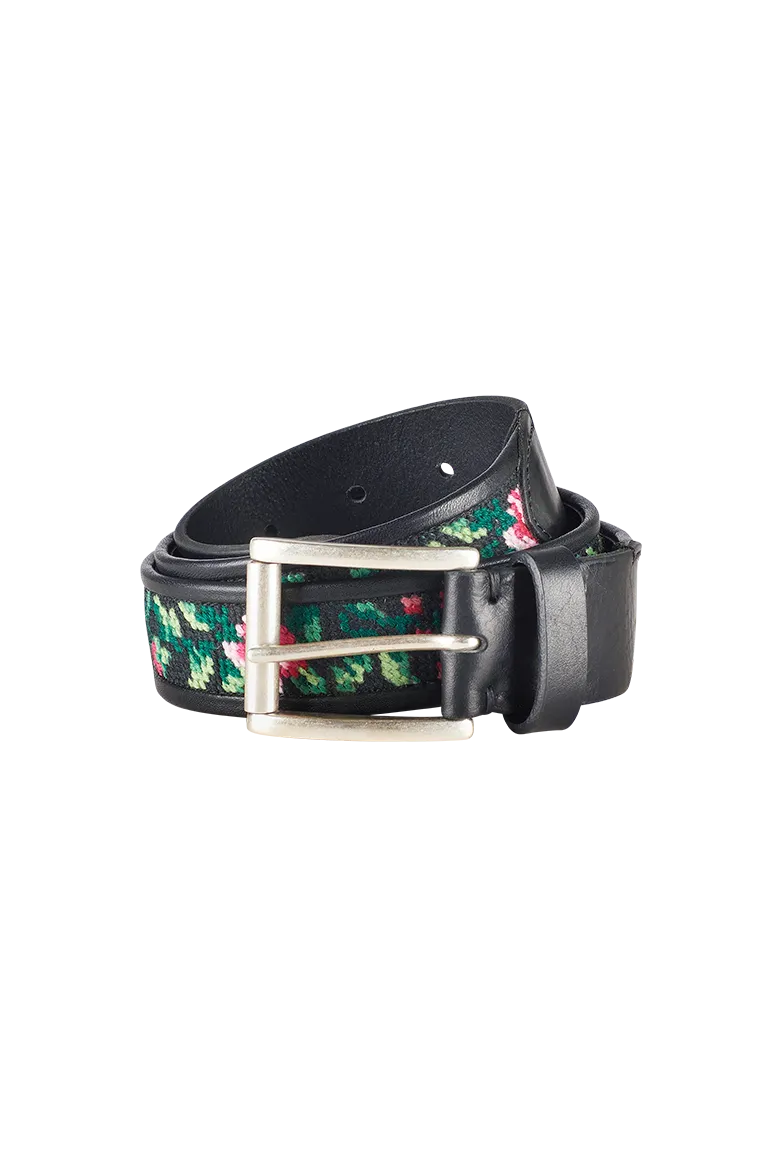 g-ssl-blickfang-g-rtel-damen-rindsleder-gobelin-grau-schwarz image 1