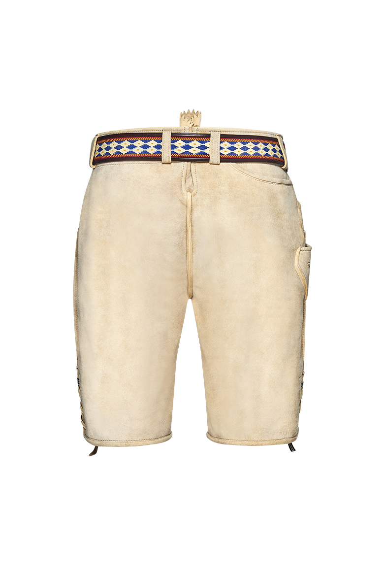 g-ssl-bayerische-lederhose-aus-hirschleder-gelb-mit-eichenlaub-stickerei image 2
