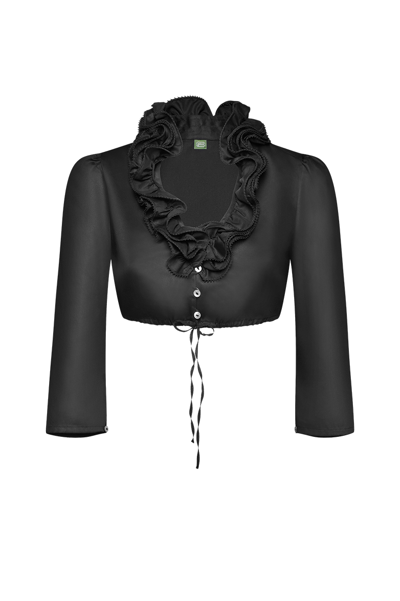 g-ssl-s-r-scherl-dirndlbluse-damen-grau-schwarz-baumwollsatin image 1