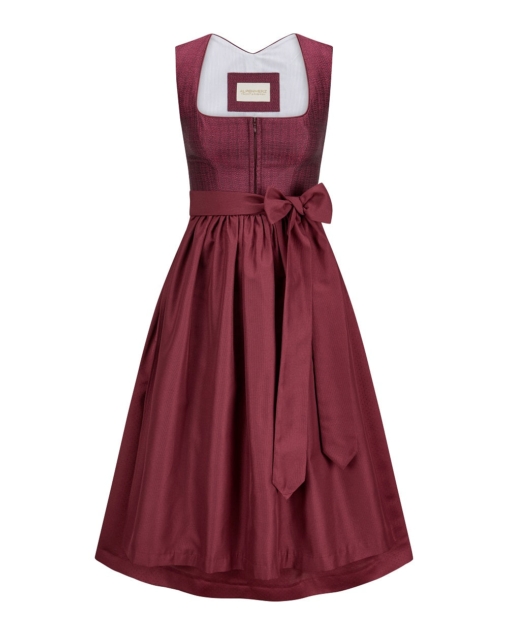 alpenherz-dirndl-filippa-fl-gelarm-dirndl-dunkelrot image 2