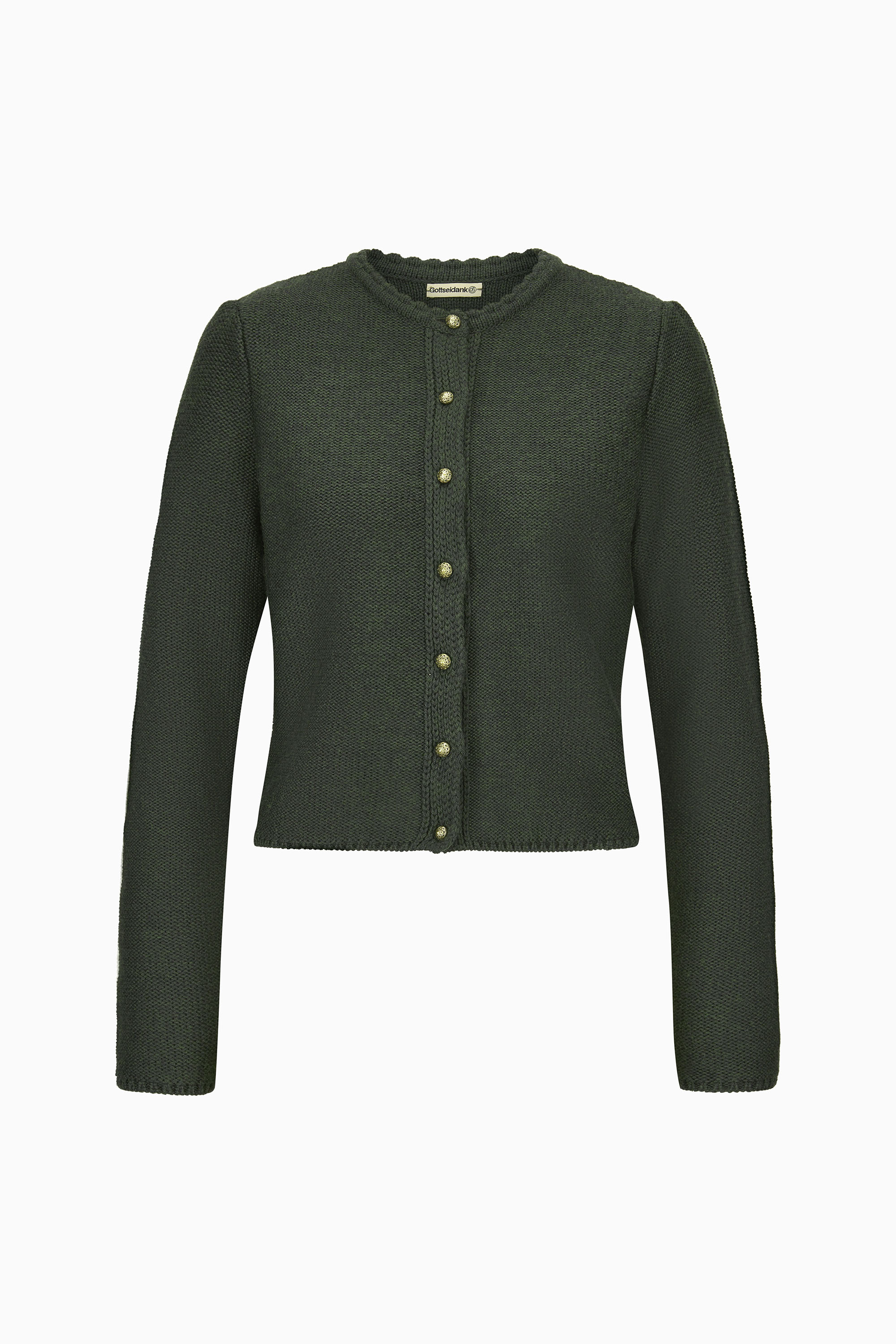 gottseidank-damenstrickjacke-mirl-mit-stehkragen image 1