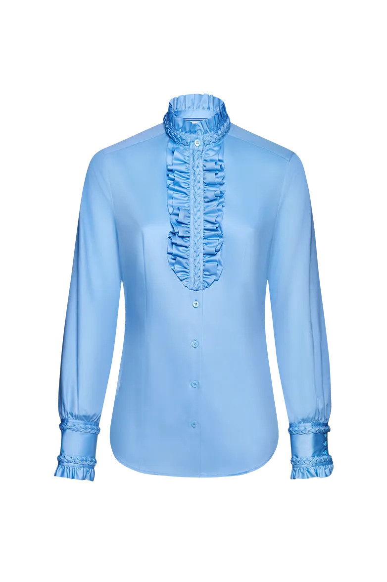 g-ssl-bluse-geflochtenes-meisterst-ck-blau image 1