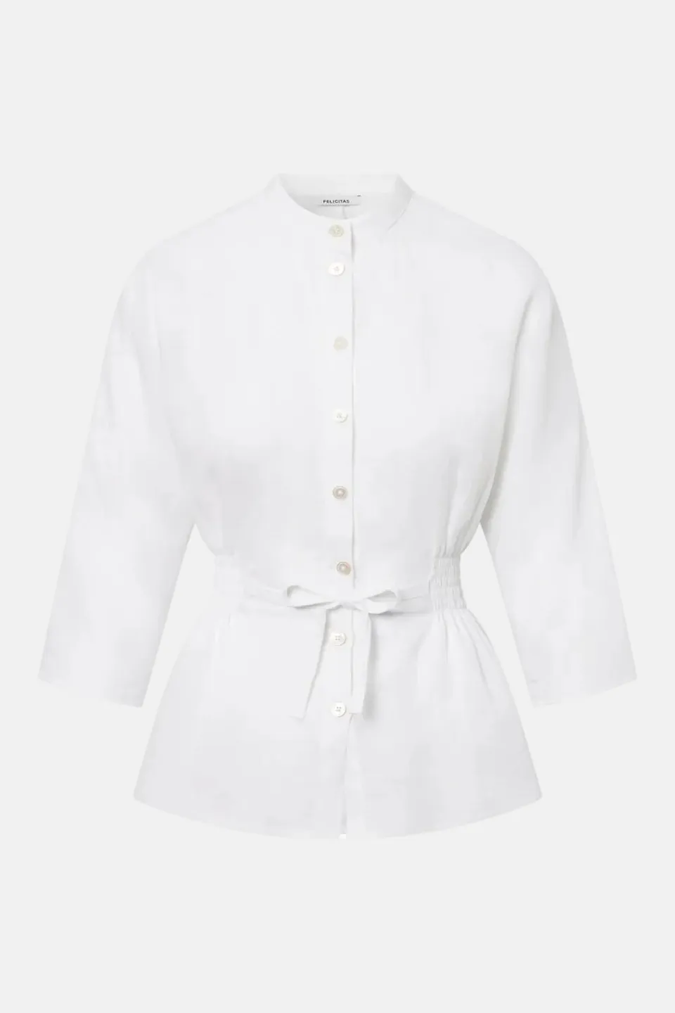 felicitas-damen-bluse-blair-100-leinen-mit-bindeg-rtel image 1