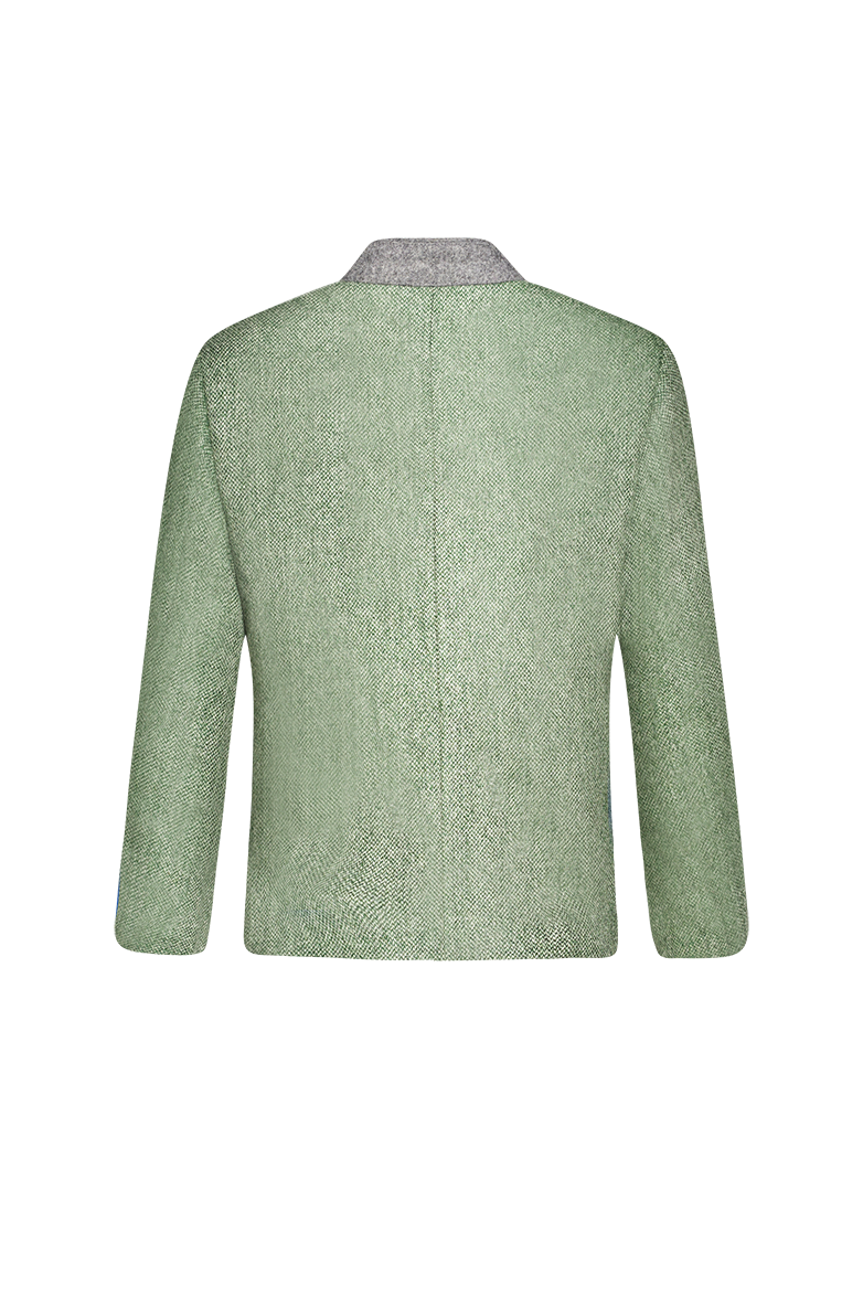 g-ssl-melange-jacke-f-r-buben-gr-n-schurwolle image 2