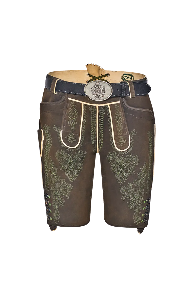 g-ssl-die-9-nahtige-braune-hirschlederhose-mit-reliefstickerei-herren image 1