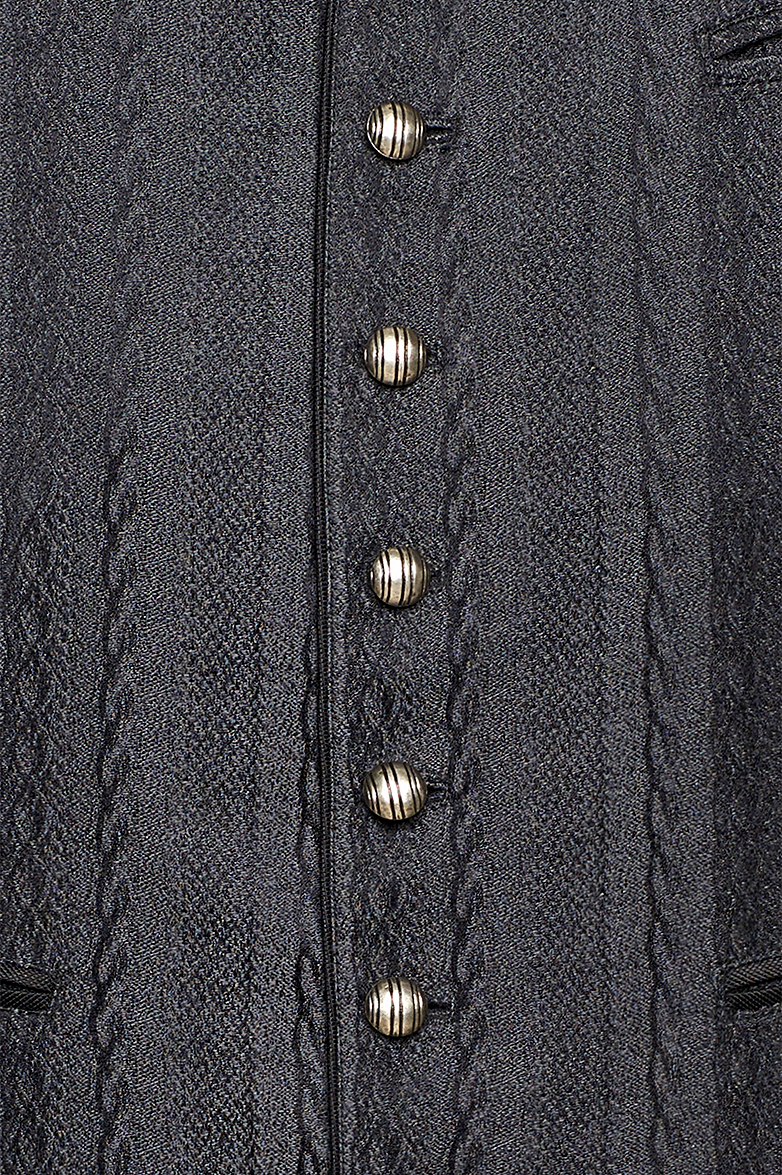 g-ssl-gilet-anziehungspunkt-seidenjacquard-grau-schwarz-herren image 4