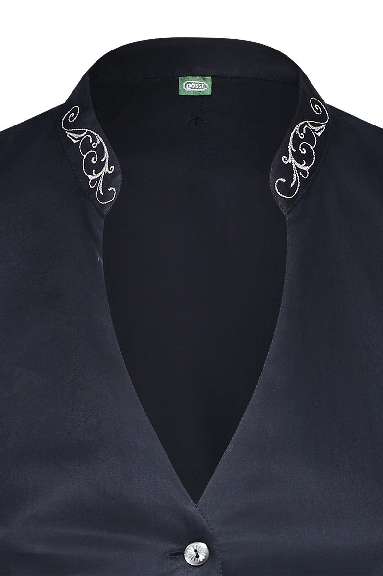 g-ssl-silberader-dirndlbluse-baumwollsatin-stehkragen-grau-schwarz image 3