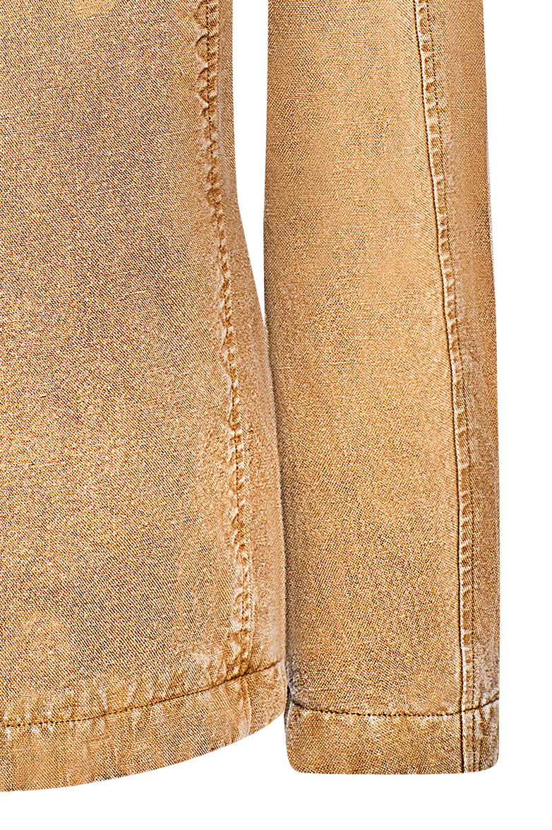 g-ssl-hanf-jacke-herren-braun-ungef-ttert-mit-hornkn-pfen image 6