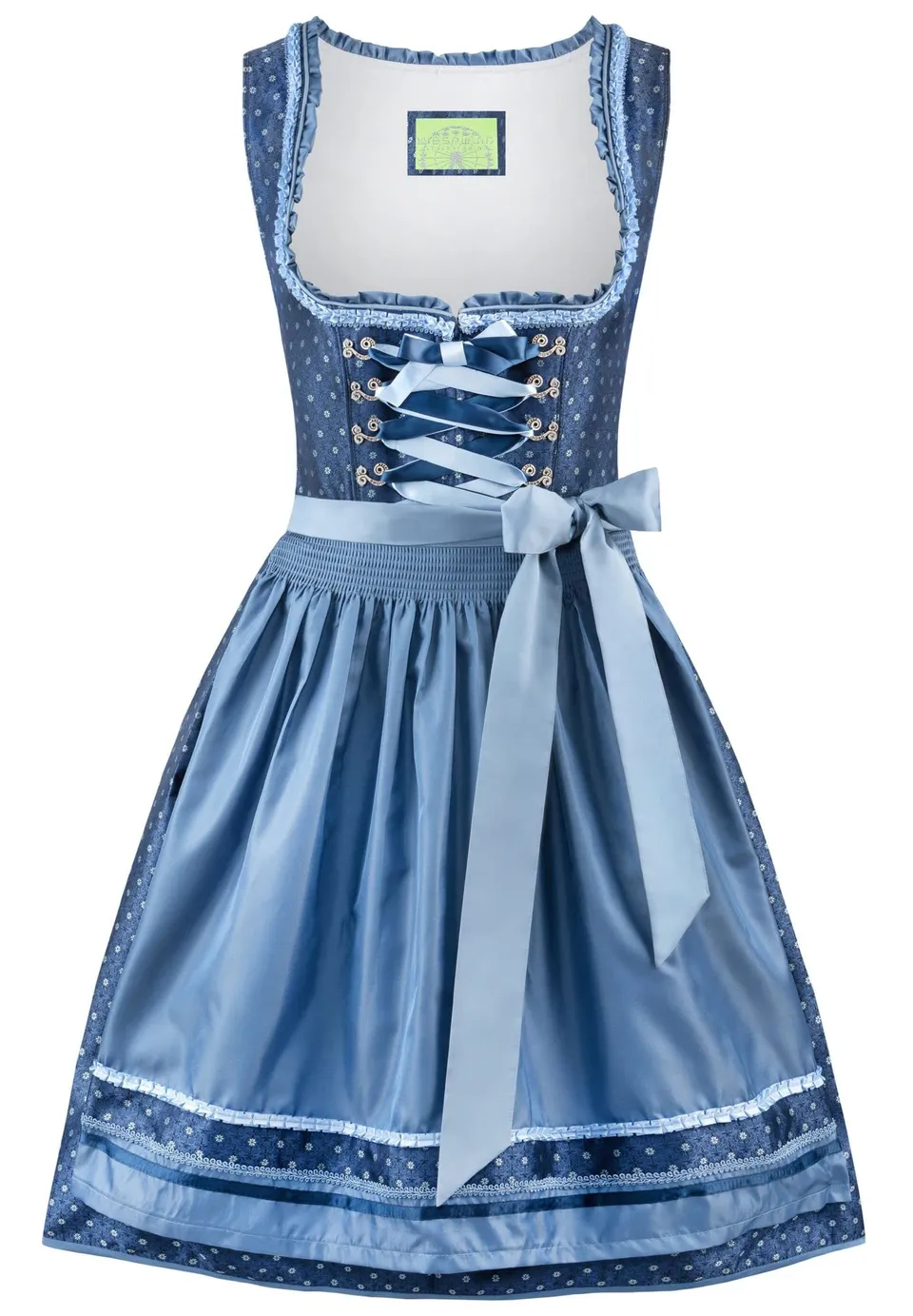 stockerpoint-elise-dirndl-blau-jacquard-mit-r-schen image 1