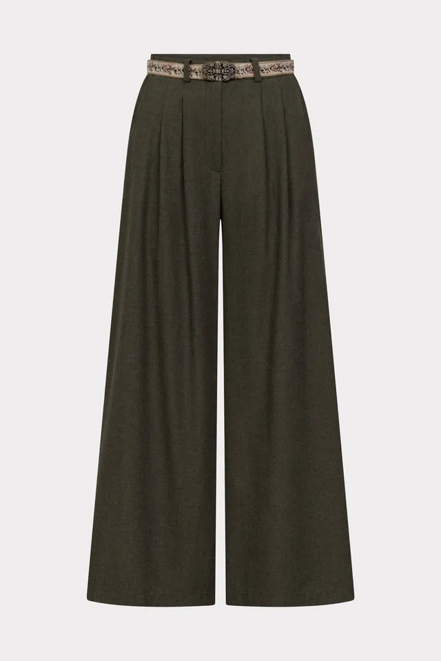 felicitas-damen-hosenrock-hollie-flanell-mit-borteng-rtel image 1