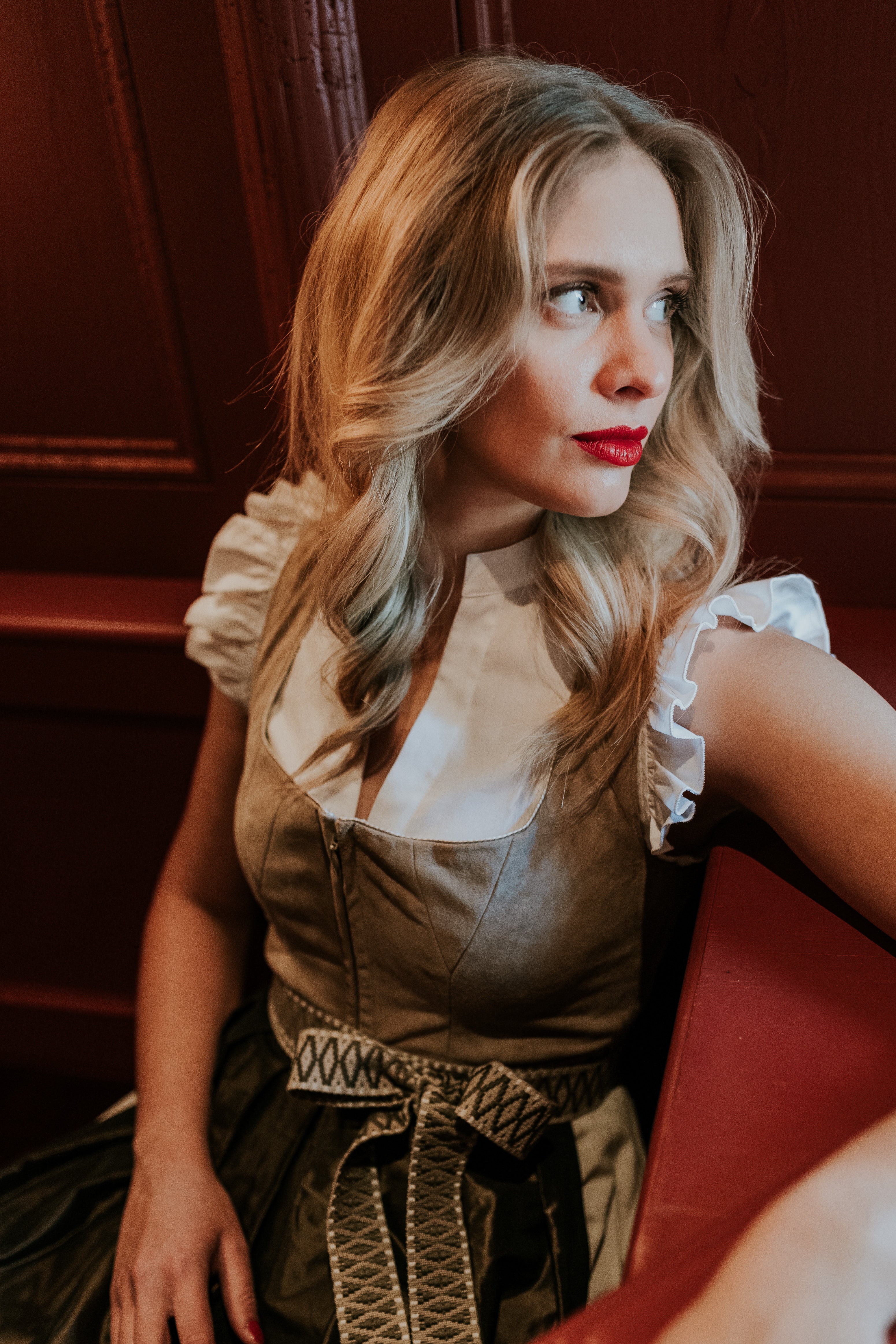 alpenherz-lederdirndl-yasmin-taupe-echtleder-dirndl image 5