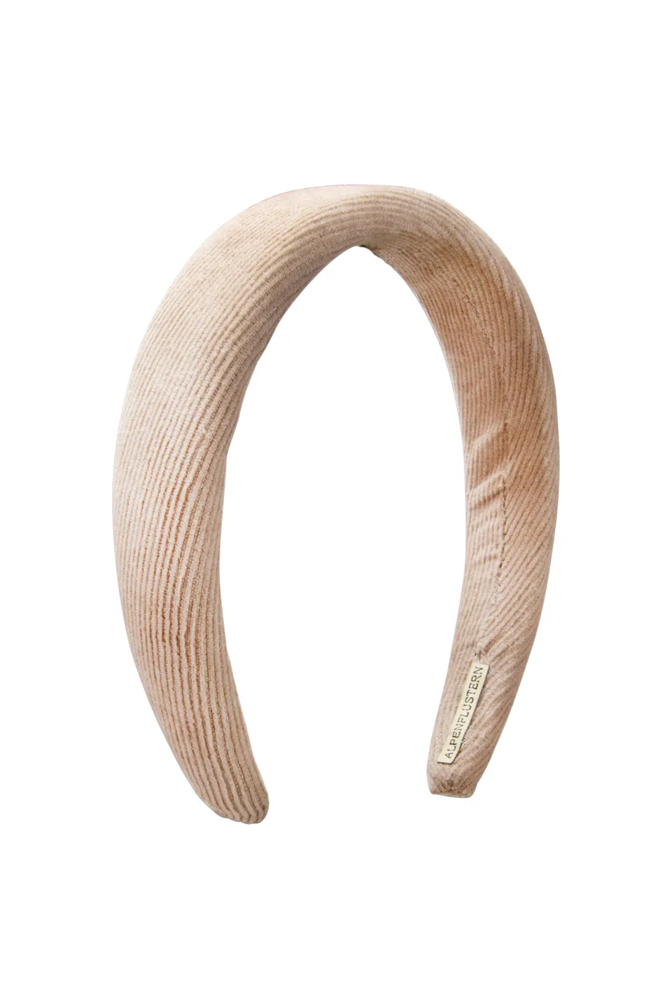 alpenherz-haarreif-babycord-taupe-damen-accessoire image 1