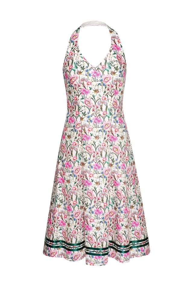 g-ssl-neckholderkleid-baumwolle-millefleurs-rosa-damen image 1