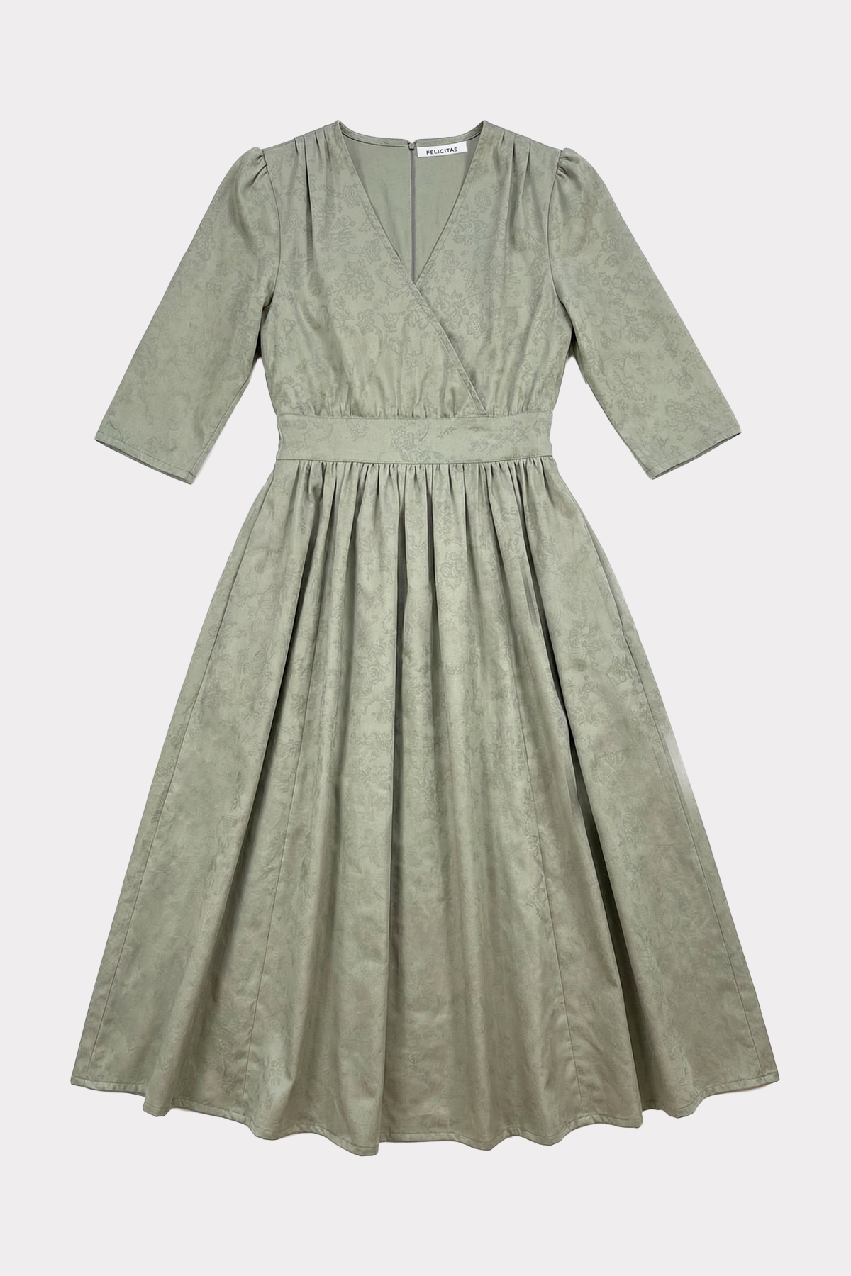 felicitas-kathena-damen-kleid-baumwolle-3-4-rmel image 4