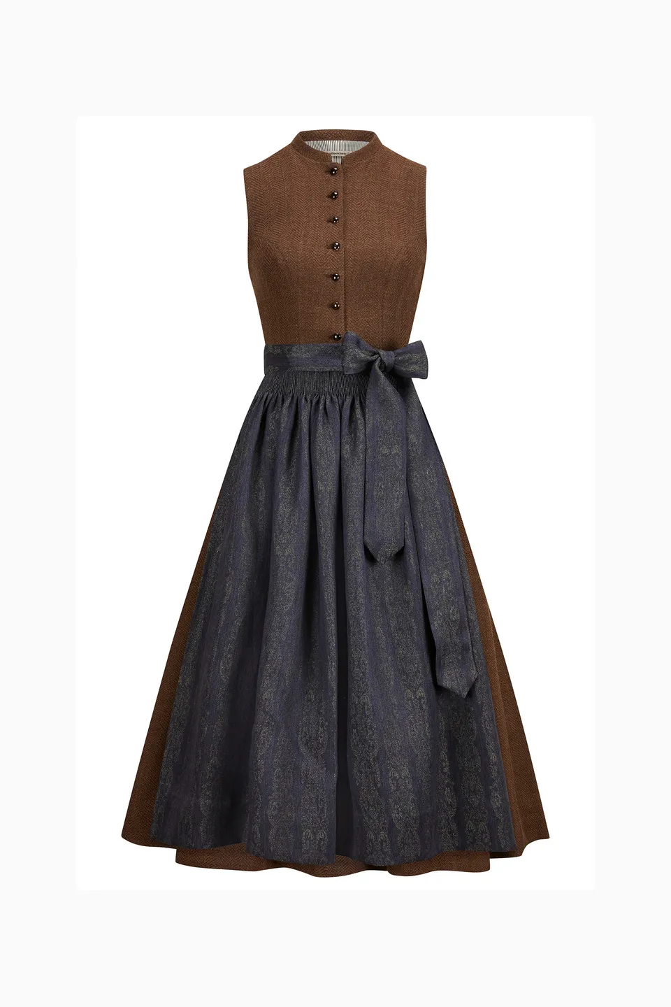 gottseidank-dirndl-magda-hochgeschlossen-mit-stehkragen image 1
