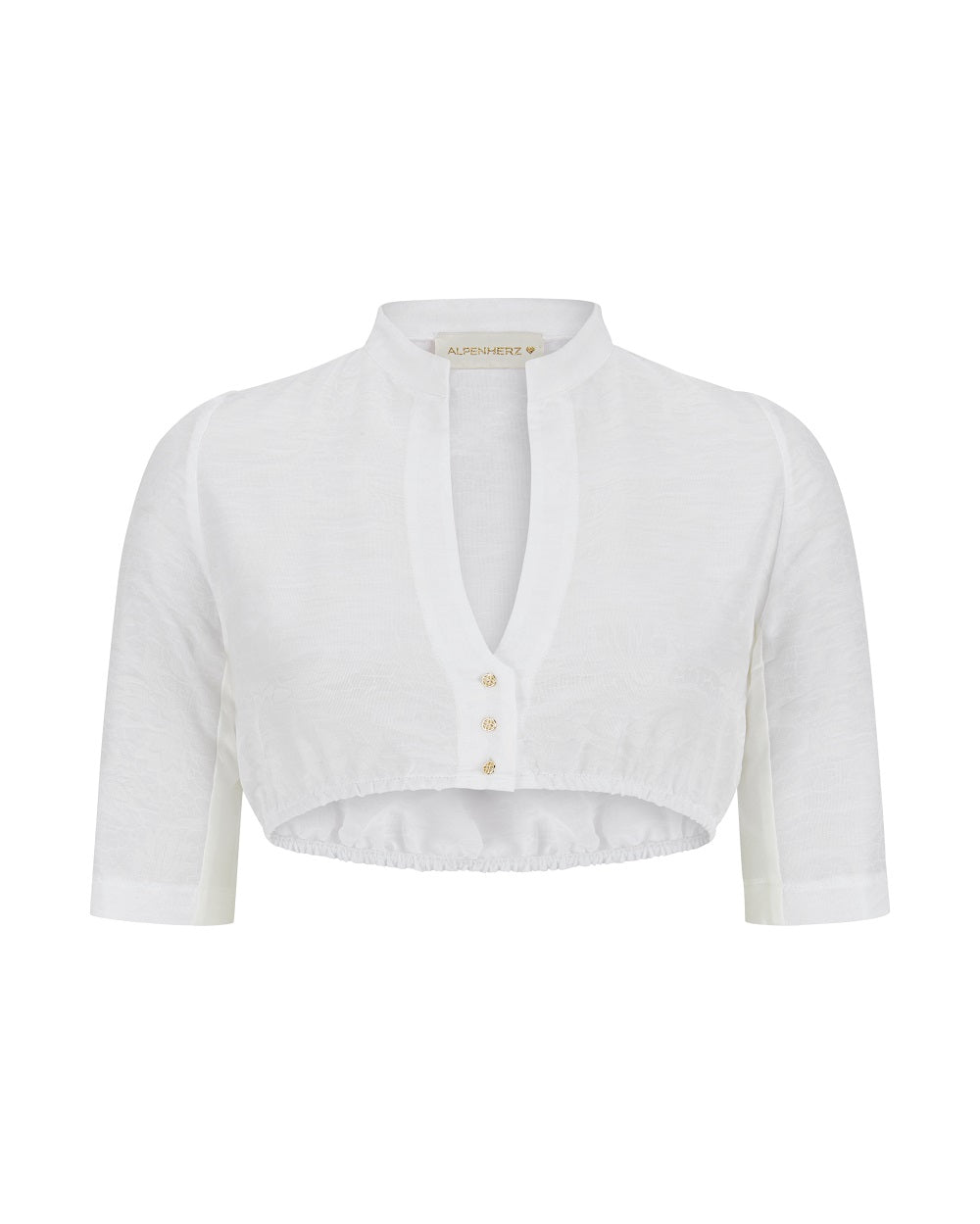 alpenherz-bluse-charlotte-damen-halbarm-jacquard-wei image 1