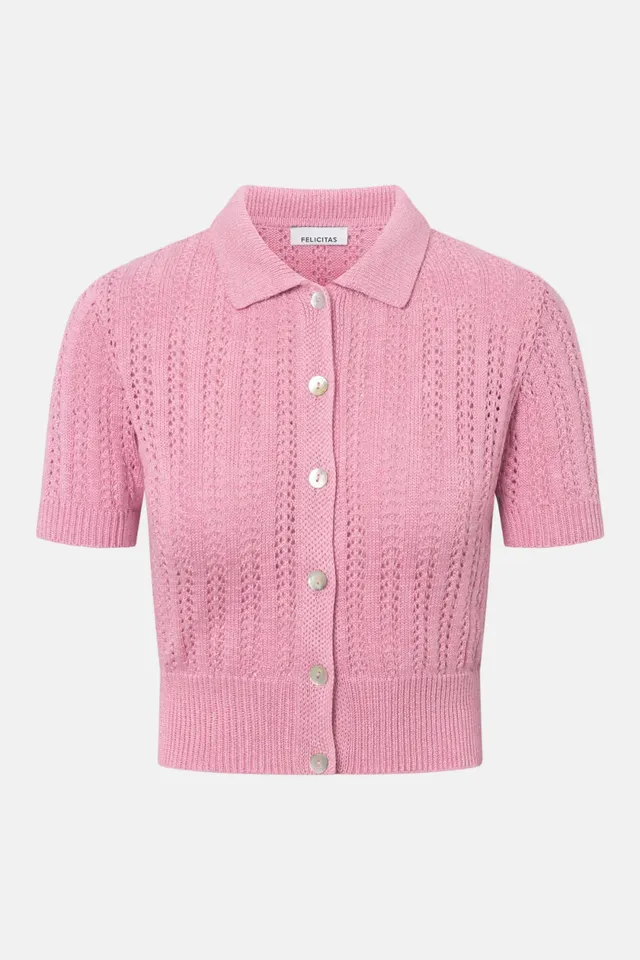 felicitas-damen-strickpullover-peppa-kurzarm-polokragen image 1