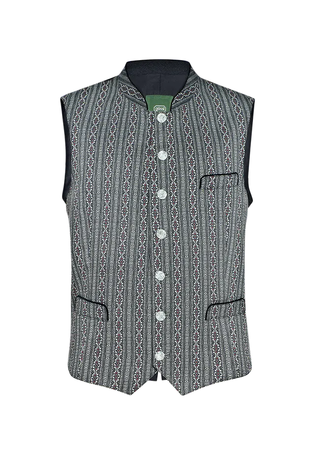 g-ssl-gilet-bedeutungsvoll-woll-jacquard-f-r-herren-grau-schwarz image 1