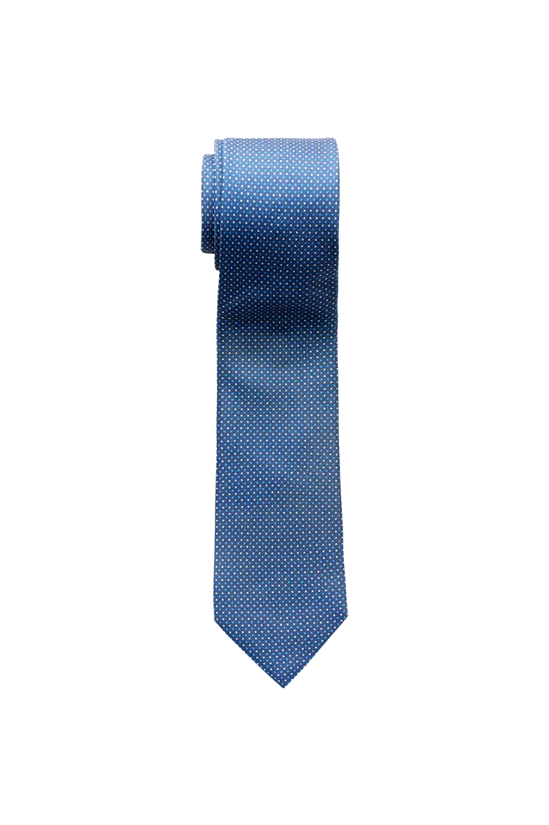 g-ssl-kontrapunkt-herren-krawatte-seidentwill-blau image 1