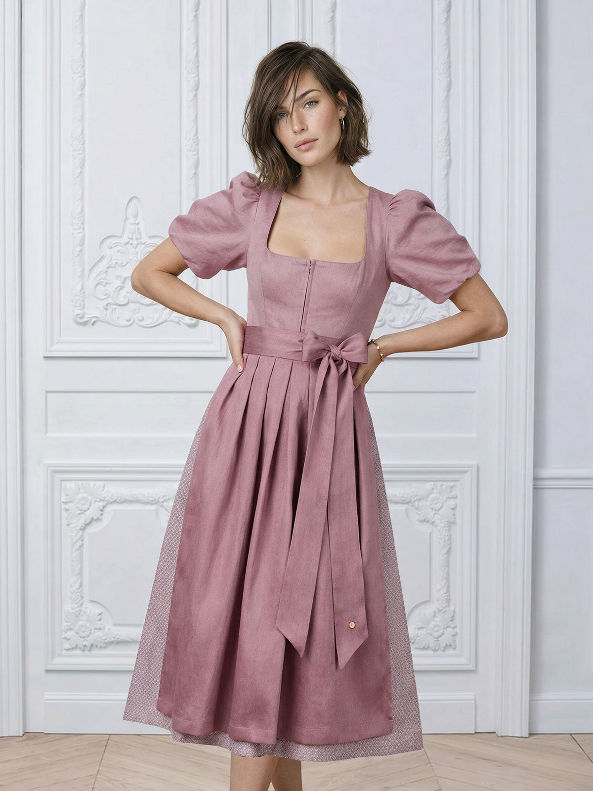 alpenherz-dirndl-marie-twin-ros-1-dirndl-3-looks-mit-fl-gel-puffarm image 5