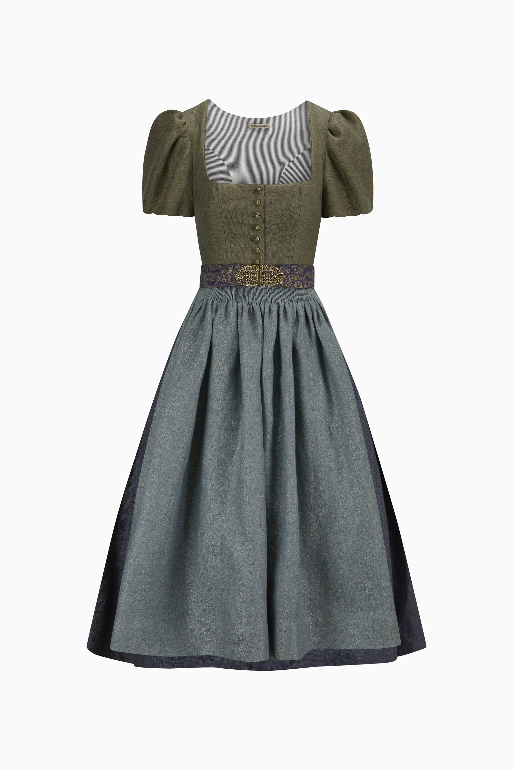 gottseidank-dirndl-laura-mit-ballon-rmel-geradem-ausschnitt image 5