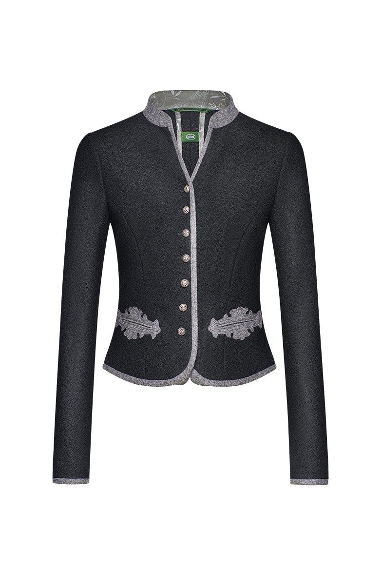 g-ssl-walkjacke-damen-viskose-wolle-grau-stehkragen image 1