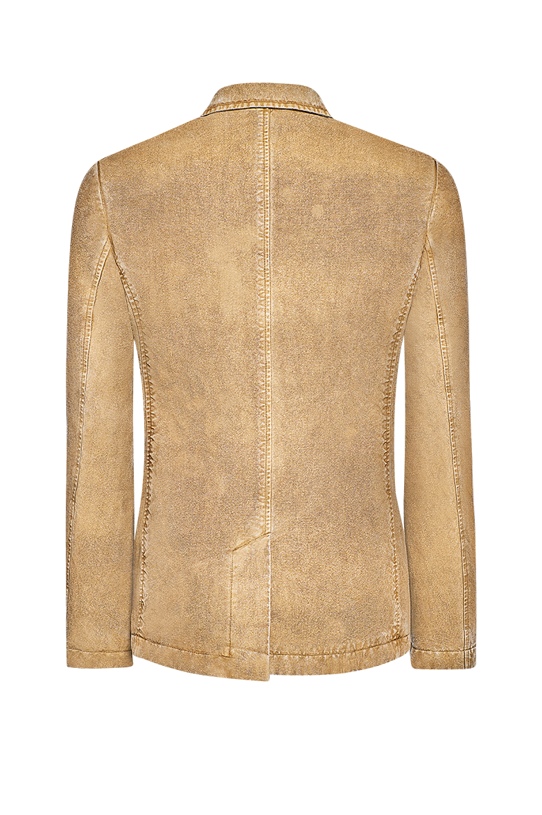 g-ssl-hanf-jacke-herren-braun-ungef-ttert-mit-hornkn-pfen image 2