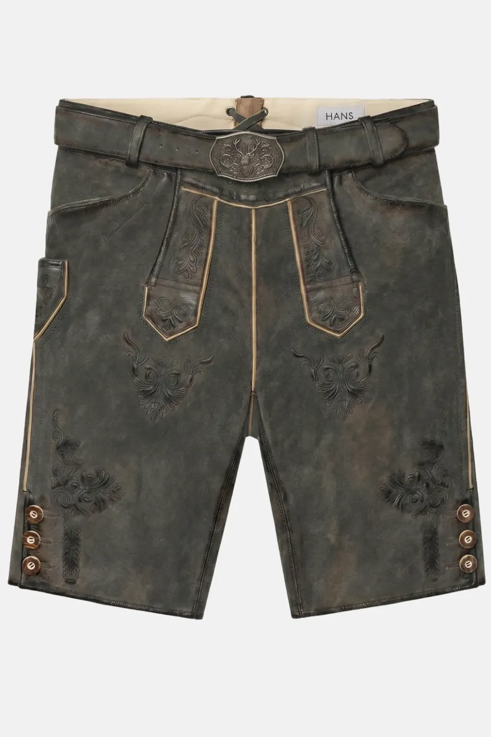 felicitas-herren-lederhose-ostsee-kurz-echtleder-stickerei image 1
